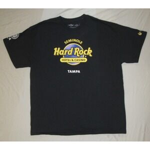 Hard Rock Hotel And Casino Tampa Seminole men's  T-shirt gray Size XL